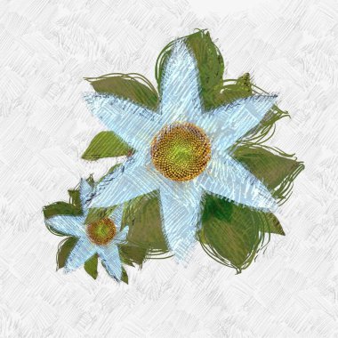 Renkli çiçek doku arka plan 