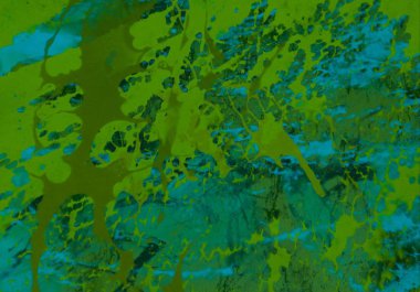 Metin için yeri olan boya lekeleriyle soyut arkaplan