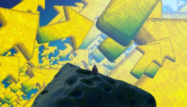 metin için alanı olan soyut kavramsal yaratıcı arkaplan 