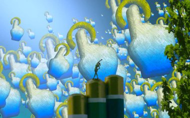 mavi ve beyaz arkaplan