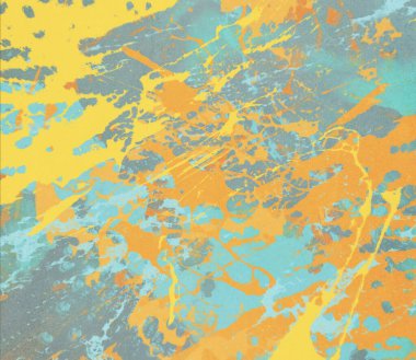 metin için alan ile arka planda soyut renkli lekeler 