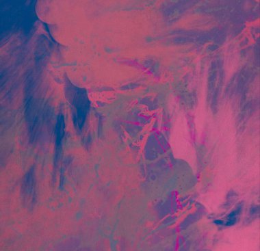 Metin için yeri olan boya lekeleriyle soyut arkaplan