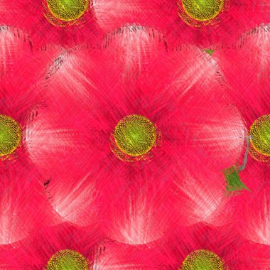 Arka planda çiçekler olan kusursuz desen