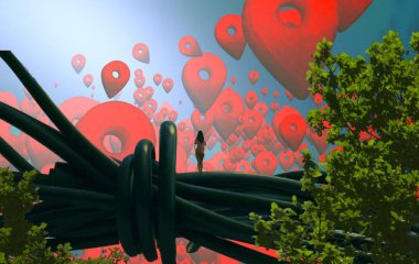 Soyut sanat dokusu. Renkli doku. Modern sanat eserleri. Renkli görüntü. Modern sanat. Çağdaş sanat.