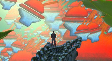 kırmızı ve beyaz noel deseni