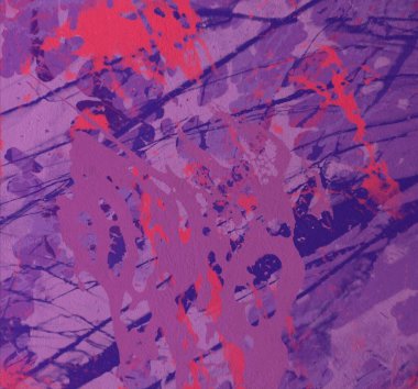 Metin için yeri olan boya lekeleriyle soyut arkaplan