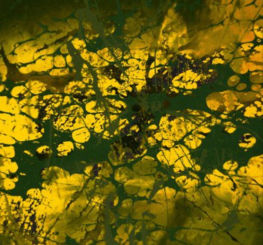 metin için alan ile arka planda soyut renkli lekeler