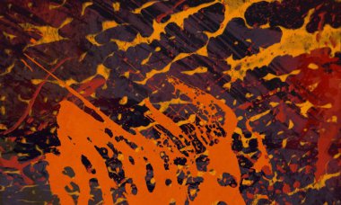 metin için alan ile arka planda soyut renkli lekeler