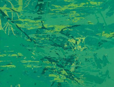 Metin için yeri olan boya lekeleriyle soyut arkaplan