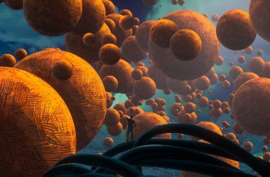 metin için alanı olan soyut kavramsal yaratıcı arkaplan 