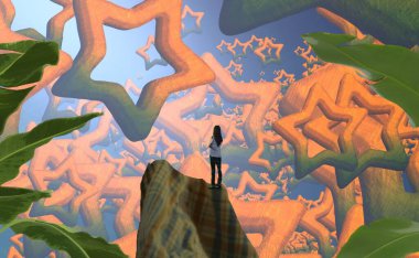 metin için alanı olan soyut kavramsal yaratıcı arkaplan 