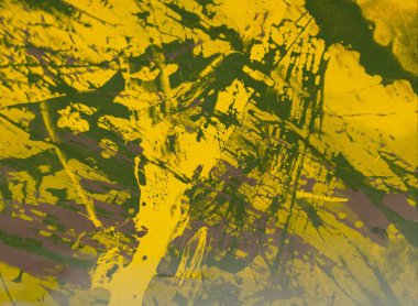 Metin için yeri olan boya lekeleriyle soyut arkaplan    