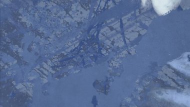 Metin için yeri olan boya lekeleriyle soyut arkaplan   