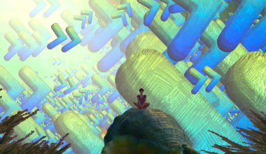 havuzda renkli balık