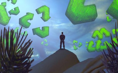 taze tropikal yeşil arka plan