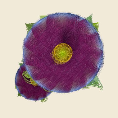 kopya alanı ile arka plan için sanatsal renkli illüstrasyon