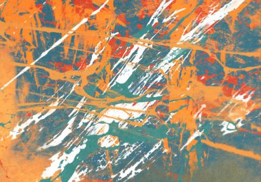 metin için alan ile arka planda soyut renkli lekeler