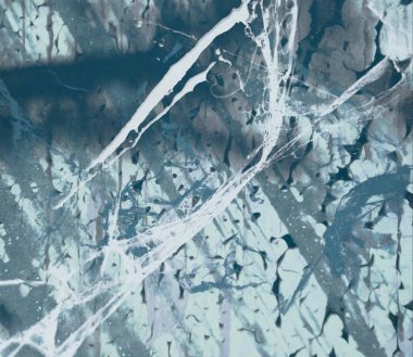 metin için alan ile arka planda soyut renkli lekeler