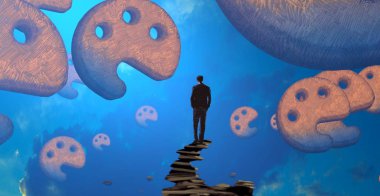 mavi ve beyaz arkaplan