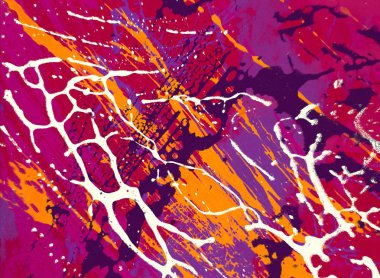 Metin için yeri olan boya lekeleriyle soyut arkaplan  