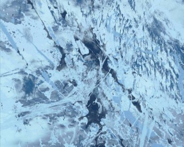 metin için alan ile arka planda soyut renkli lekeler  