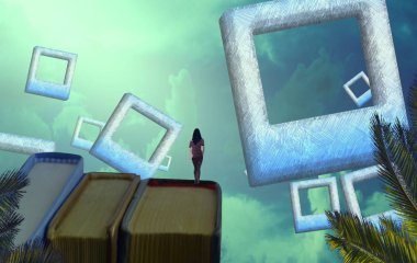 Masanın üstünde bilgisayar