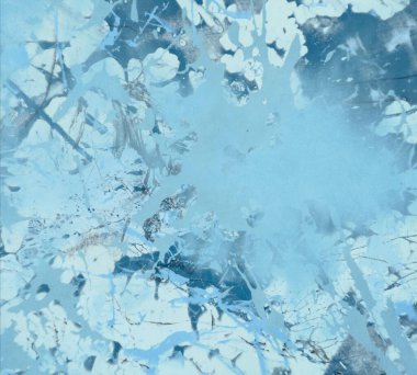 Metin için yeri olan boya lekeleriyle soyut arkaplan