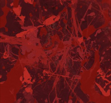 Grunge arka plan kırmızı yaprakları ile