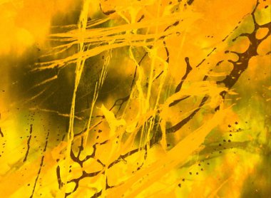 Metin için yeri olan boya lekeleriyle soyut arkaplan