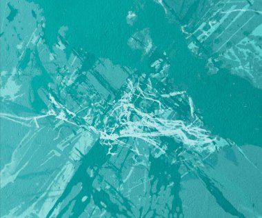 Metin için yeri olan boya lekeleriyle soyut arkaplan