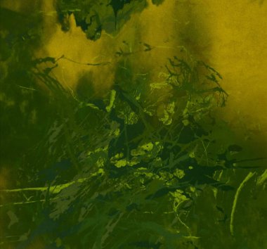 Metin için yeri olan boya lekeleriyle soyut arkaplan