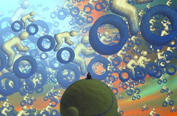 Çiçeklerle soyut arkaplan