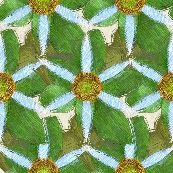 Dağınık tarzda çiçek çizim, grungy arka plan.