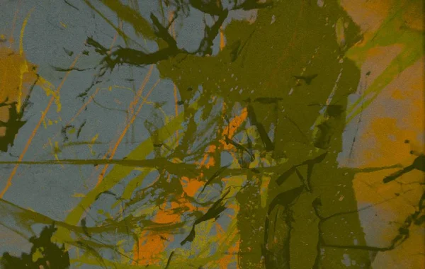 Metin için yeri olan boya lekeleriyle soyut arkaplan  