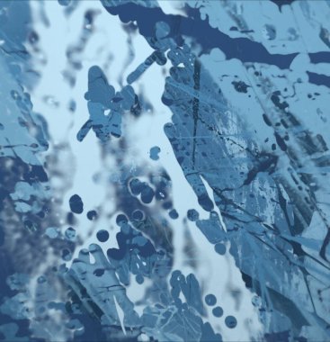 Metin için yeri olan boya lekeleriyle soyut arkaplan         