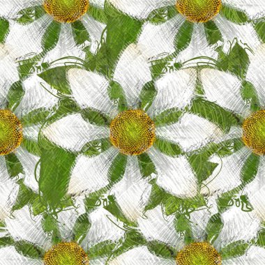 Renkli çiçek doku arka plan 