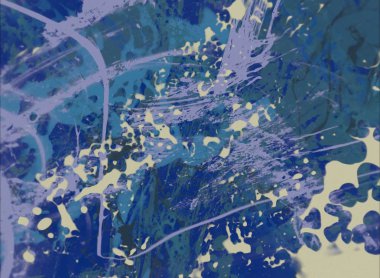 Metin için yeri olan boya lekeleriyle soyut arkaplan