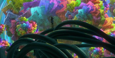 soyut yaratıcı sanat arka plan