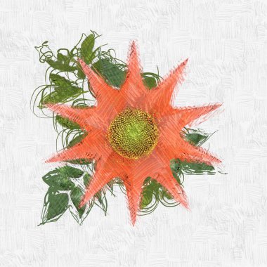 Renkli çiçek doku arka plan 