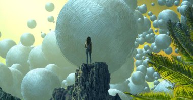 Sarı ve beyaz arka plan