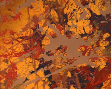 Metin için yeri olan boya lekeleriyle soyut arkaplan  