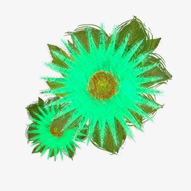 Renkli çiçek doku arka plan 