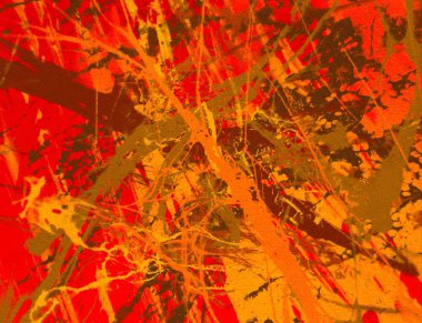 Arkaplanda soyut renkli lekeler           