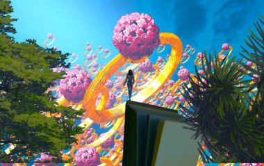 Çiçekli Noel ağacı