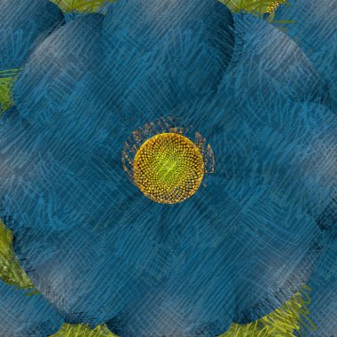 Arka planda çiçekler olan kusursuz desen