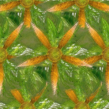 Arka planda çiçekler olan kusursuz desen