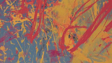 Metin için yeri olan boya lekeleriyle soyut arkaplan