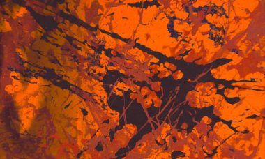 Arkaplanda soyut renkli lekeler