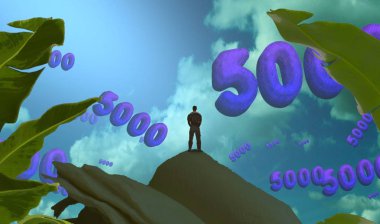 Çiçekli bahar arkaplanı