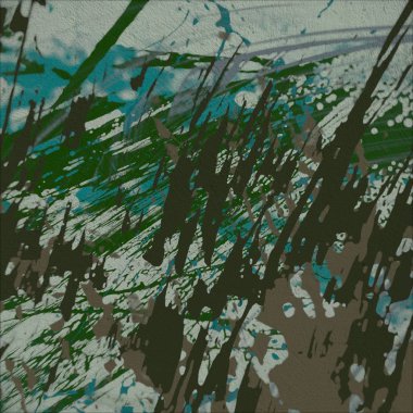 Metin için yeri olan boya lekeleriyle soyut arkaplan